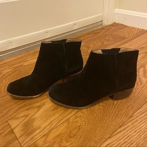Lucky Brand Black Leather Booties